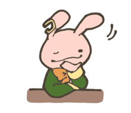 Cute Wizard Rabbit sticker #11461440