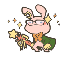 Cute Wizard Rabbit sticker #11461441