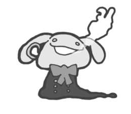 Cute Wizard Rabbit sticker #11461442
