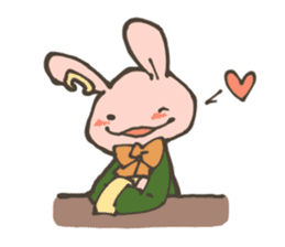 Cute Wizard Rabbit sticker #11461447