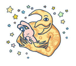 Cute Wizard Rabbit sticker #11461451