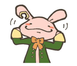 Cute Wizard Rabbit sticker #11461454