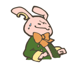 Cute Wizard Rabbit sticker #11461457