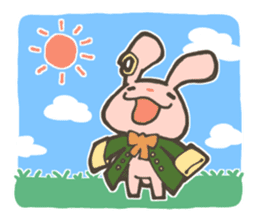 Cute Wizard Rabbit sticker #11461461