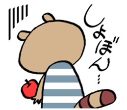 Various words of raccoon sticker #11461513