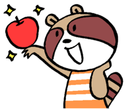 Various words of raccoon sticker #11461516