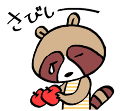 Various words of raccoon sticker #11461520