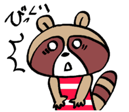 Various words of raccoon sticker #11461522