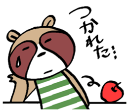 Various words of raccoon sticker #11461524