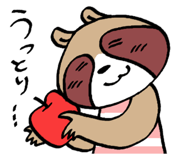 Various words of raccoon sticker #11461539