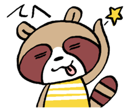 Various words of raccoon sticker #11461542
