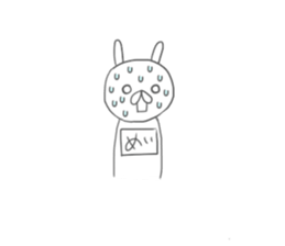 Mei of the rabbit. Lazy Version. sticker #11461634
