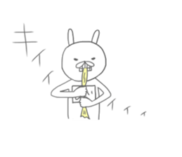 Mei of the rabbit. Lazy Version. sticker #11461645