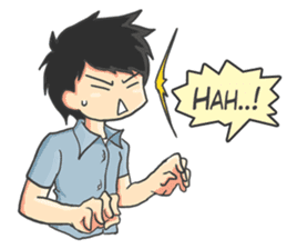 A Daily Life : Raizo & Memed sticker #11463108