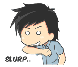 A Daily Life : Raizo & Memed sticker #11463110