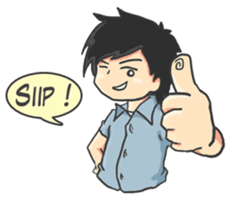 A Daily Life : Raizo & Memed sticker #11463115