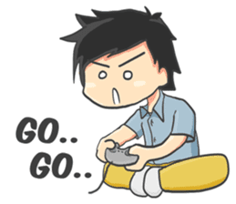 A Daily Life : Raizo & Memed sticker #11463116