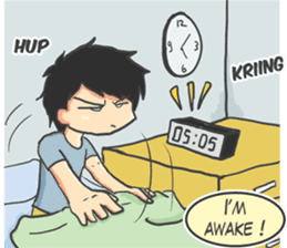 A Daily Life : Raizo & Memed sticker #11463119