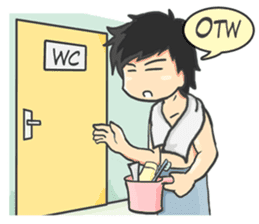 A Daily Life : Raizo & Memed sticker #11463122