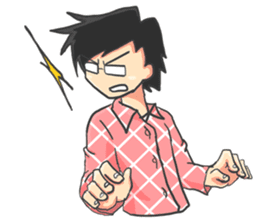 A Daily Life : Raizo & Memed sticker #11463136