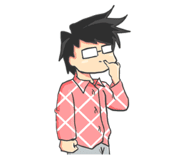 A Daily Life : Raizo & Memed sticker #11463137