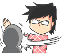 A Daily Life : Raizo & Memed sticker #11463139