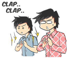 A Daily Life : Raizo & Memed sticker #11463142