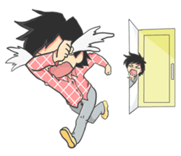 A Daily Life : Raizo & Memed sticker #11463143