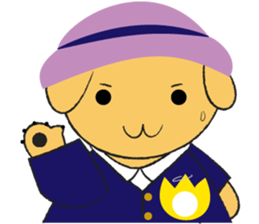 Golden retriever.The second version. sticker #11463266