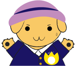 Golden retriever.The second version. sticker #11463267