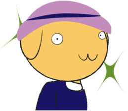 Golden retriever.The second version. sticker #11463268