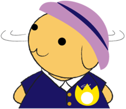 Golden retriever.The second version. sticker #11463270