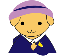 Golden retriever.The second version. sticker #11463271