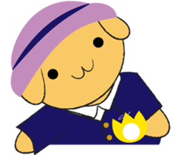 Golden retriever.The second version. sticker #11463272