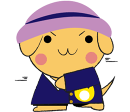 Golden retriever.The second version. sticker #11463273