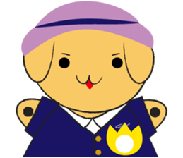 Golden retriever.The second version. sticker #11463277