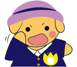 Golden retriever.The second version. sticker #11463278