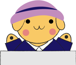 Golden retriever.The second version. sticker #11463280