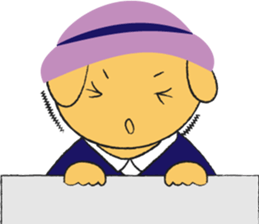 Golden retriever.The second version. sticker #11463281