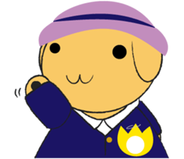 Golden retriever.The second version. sticker #11463282