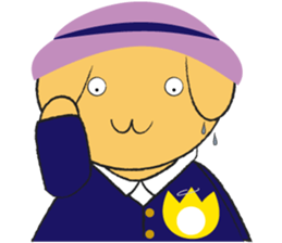 Golden retriever.The second version. sticker #11463284