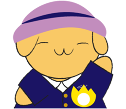 Golden retriever.The second version. sticker #11463285