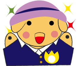 Golden retriever.The second version. sticker #11463287