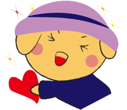 Golden retriever.The second version. sticker #11463289