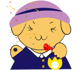 Golden retriever.The second version. sticker #11463290