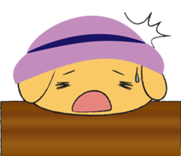 Golden retriever.The second version. sticker #11463292