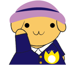 Golden retriever.The second version. sticker #11463293