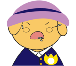 Golden retriever.The second version. sticker #11463297