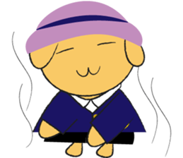 Golden retriever.The second version. sticker #11463300