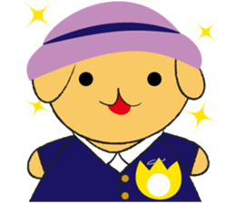 Golden retriever.The second version. sticker #11463301